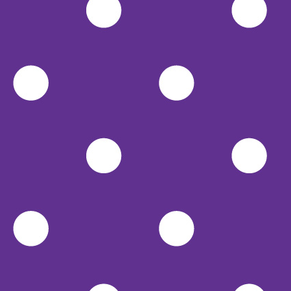 C0487　紫×白　水玉柄生地