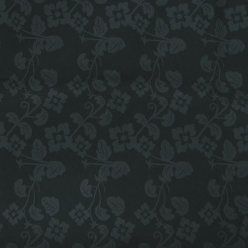 C0045　黒ベース　花柄生地