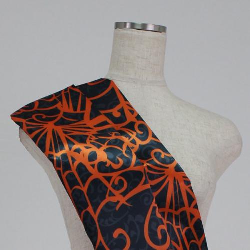 C0093　黒ベース　くもの巣柄生地 柄ver