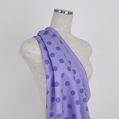 C0016　紫×薄紫　水玉柄生地