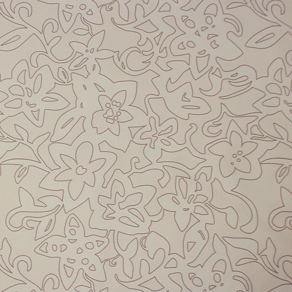 C0528　オフホワイトベースフラワー柄生地