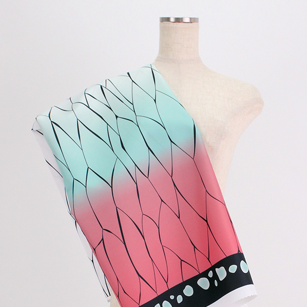 C0311　蝶翅ライン柄生地