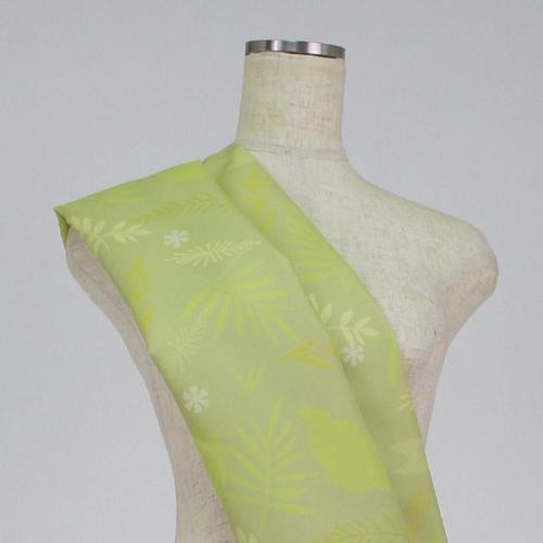 C0105 　緑ベース　ボタニカル柄生地