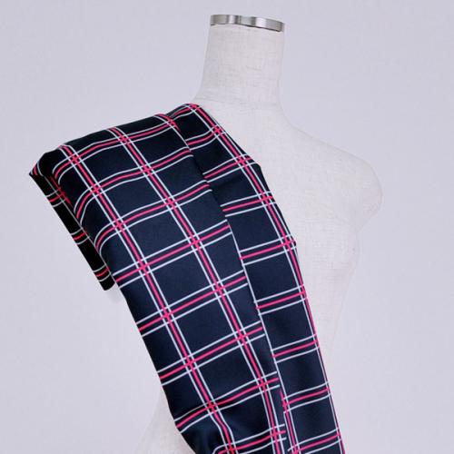 C0063　グレーベース　チェック柄生地