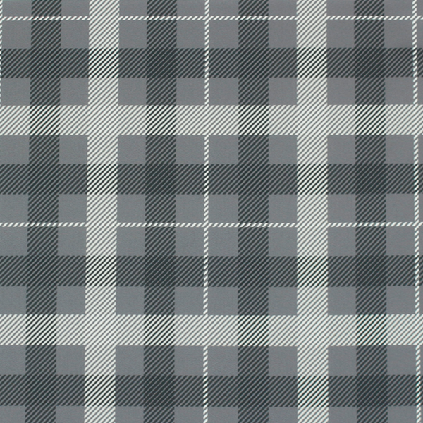 C0560　灰色ベース黒×灰色チェック柄生地