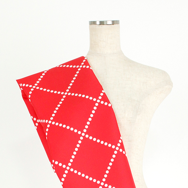 C0387　ピンクベース　水玉柄生地