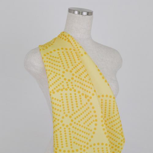 C0028　黄色　和柄生地