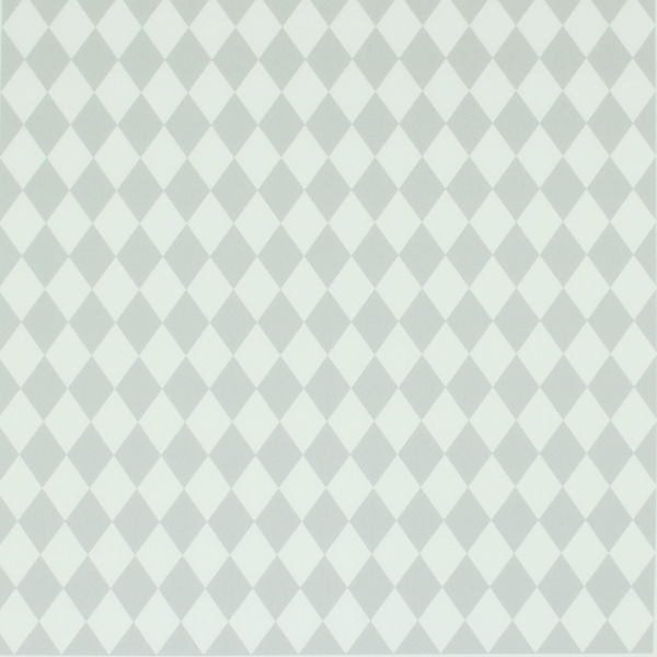 C0592　白ベース灰色ダイヤ柄生地