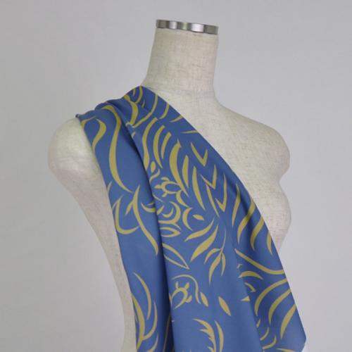 C0029　青ベース　草柄生地