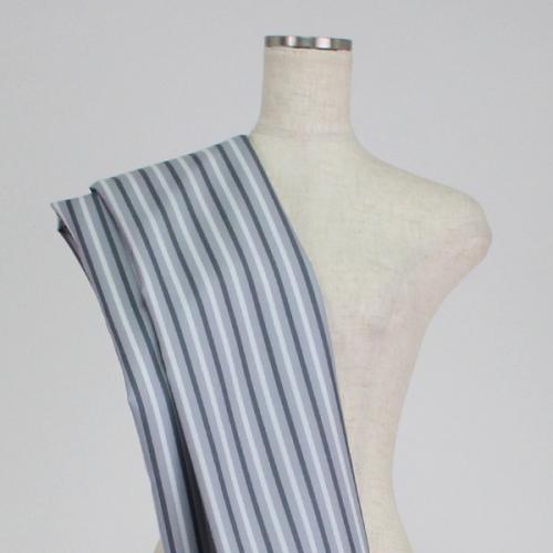 C0170　グレー　細ストライプ柄生地